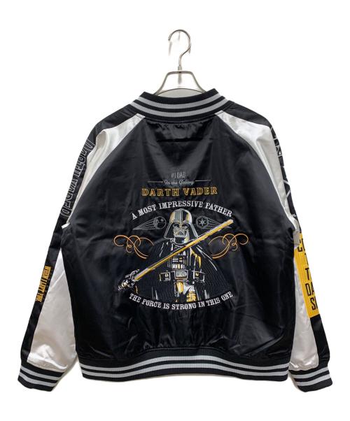 STAR WARS（スターウォーズ）STAR WARS (スターウォーズ) スカジャン　ダースベイダー ブラック×シルバー サイズ:3Lの古着・服飾アイテム