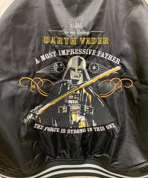 STAR WARS（スターウォーズ）STAR WARS (スターウォーズ) スカジャン　ダースベイダー ブラック×シルバー サイズ:3Lの古着・服飾アイテム