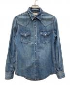 Saint Laurent Parisサンローランパリ）の古着「デニムシャツ」｜インディゴ