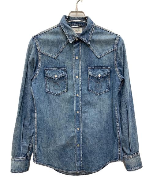Saint Laurent Paris（サンローランパリ）Saint Laurent Paris (サンローランパリ) デニムシャツ インディゴ サイズ:XSの古着・服飾アイテム