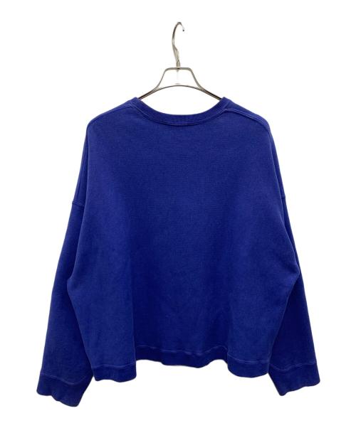 ATON（エイトン）ATON (エイトン) ワンポイント刺繍ロゴスウエット ネイビー サイズ:Mの古着・服飾アイテム