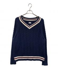 CIOTA（シオタ）の古着「チルデンセーター」｜ネイビー