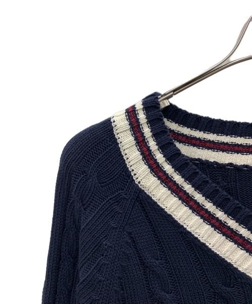 CIOTA（シオタ）CIOTA (シオタ) チルデンセーター ネイビー サイズ:6の古着・服飾アイテム