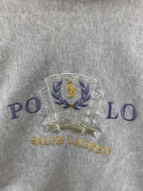 POLO RALPH LAUREN（ポロ・ラルフローレン）POLO RALPH LAUREN (ポロ・ラルフローレン) プルオーバーパーカー グレー サイズ:XLの古着・服飾アイテム