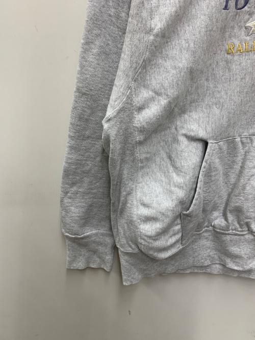 POLO RALPH LAUREN（ポロ・ラルフローレン）POLO RALPH LAUREN (ポロ・ラルフローレン) プルオーバーパーカー グレー サイズ:XLの古着・服飾アイテム
