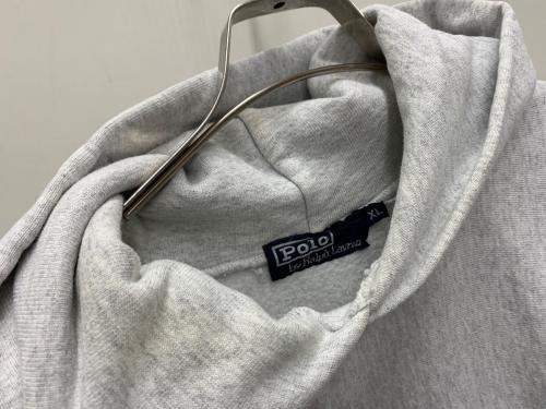POLO RALPH LAUREN（ポロ・ラルフローレン）POLO RALPH LAUREN (ポロ・ラルフローレン) プルオーバーパーカー グレー サイズ:XLの古着・服飾アイテム