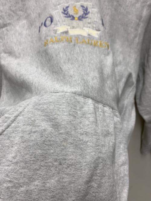 POLO RALPH LAUREN（ポロ・ラルフローレン）POLO RALPH LAUREN (ポロ・ラルフローレン) プルオーバーパーカー グレー サイズ:XLの古着・服飾アイテム