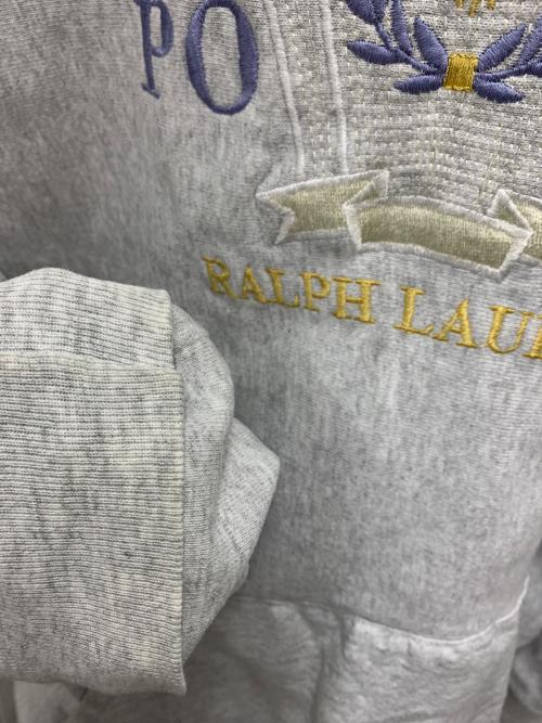 POLO RALPH LAUREN（ポロ・ラルフローレン）POLO RALPH LAUREN (ポロ・ラルフローレン) プルオーバーパーカー グレー サイズ:XLの古着・服飾アイテム
