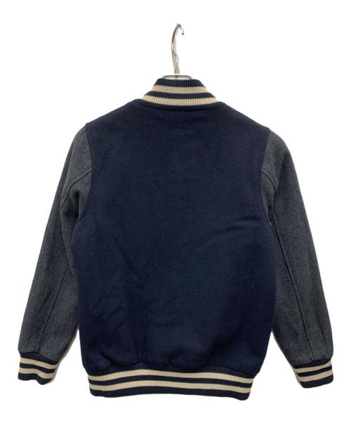 Champion（チャンピオン）Champion (チャンピオン) スタジャン ネイビー×グレー サイズ:Mの古着・服飾アイテム