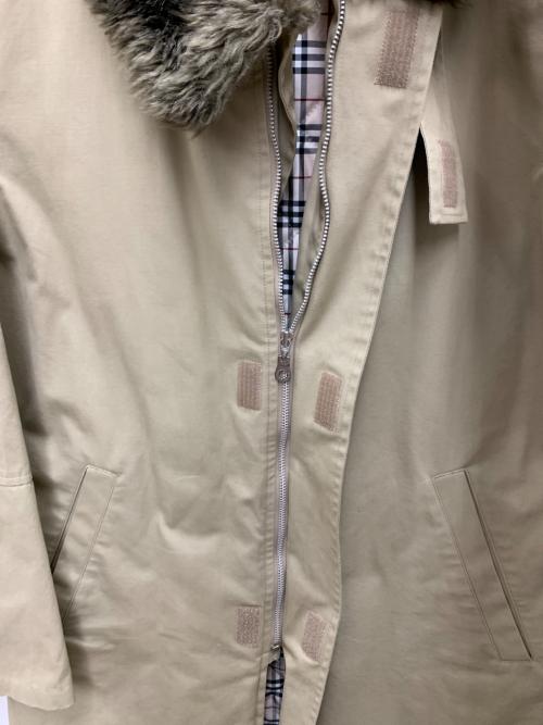 BURBERRY BLACK LABEL（バーバリーブラックレーベル）BURBERRY BLACK LABEL (バーバリーブラックレーベル) コート カーキ×ピンク サイズ:Mの古着・服飾アイテム