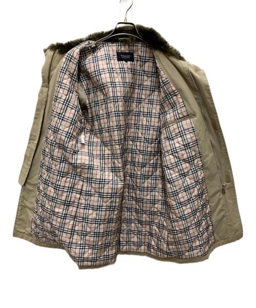 BURBERRY BLACK LABEL（バーバリーブラックレーベル）BURBERRY BLACK LABEL (バーバリーブラックレーベル) コート カーキ×ピンク サイズ:Mの古着・服飾アイテム