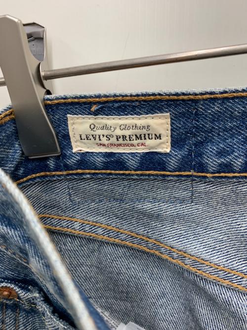 LEVI'S（リーバイス）LEVI'S (リーバイス) ストレートデニムパンツ ブルー サイズ:W24の古着・服飾アイテム