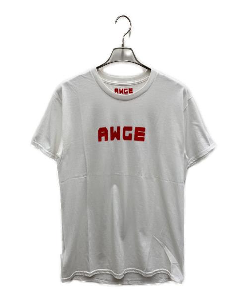 AWGE（エーダブルジーイー）AWGE (エーダブルジーイー) 半袖カットソー ホワイト サイズ:Mの古着・服飾アイテム