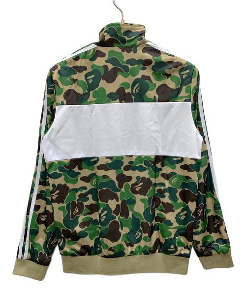 adidas（アディダス）adidas (アディダス) A BATHING APE (ア ベイシング エイプ) トラックジャケット グリーン サイズ:XLの古着・服飾アイテム