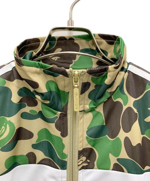 adidas（アディダス）adidas (アディダス) A BATHING APE (ア ベイシング エイプ) トラックジャケット グリーン サイズ:XLの古着・服飾アイテム
