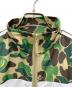 中古・古着 adidas (アディダス) A BATHING APE (ア ベイシング エイプ) トラックジャケット グリーン サイズ:XL：12000円