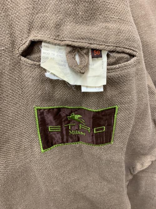 ETRO（エトロ）ETRO (エトロ) ジャケット ブラウン サイズ:50の古着・服飾アイテム