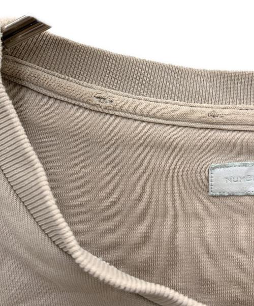 NUMBER (N)INE（ナンバーナイン）NUMBER (N)INE (ナンバーナイン) 半袖カットソー ベージュ サイズ:2の古着・服飾アイテム