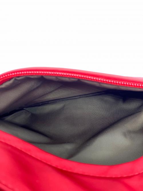 KITAMURA（キタムラ）KITAMURA (キタムラ) 2WAYバッグ レッド×ブラウンの古着・服飾アイテム