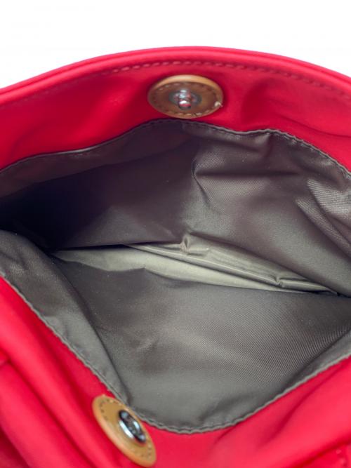 KITAMURA（キタムラ）KITAMURA (キタムラ) 2WAYバッグ レッド×ブラウンの古着・服飾アイテム