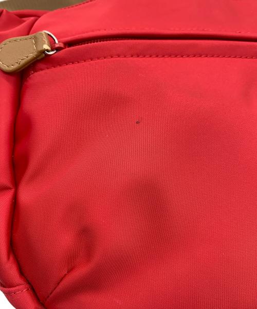 KITAMURA（キタムラ）KITAMURA (キタムラ) 2WAYバッグ レッド×ブラウンの古着・服飾アイテム