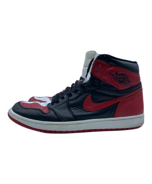 NIKE（ナイキ）NIKE (ナイキ) AIR JORDAN1 レッド×ブラック サイズ:32の古着・服飾アイテム