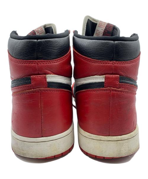 NIKE（ナイキ）NIKE (ナイキ) AIR JORDAN1 レッド×ブラック サイズ:32の古着・服飾アイテム