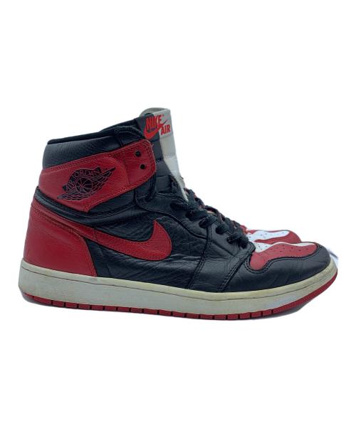 NIKE（ナイキ）NIKE (ナイキ) AIR JORDAN1 レッド×ブラック サイズ:32の古着・服飾アイテム