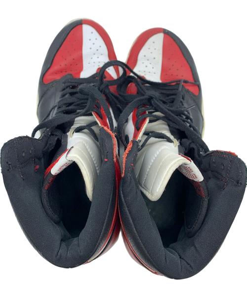 NIKE（ナイキ）NIKE (ナイキ) AIR JORDAN1 レッド×ブラック サイズ:32の古着・服飾アイテム