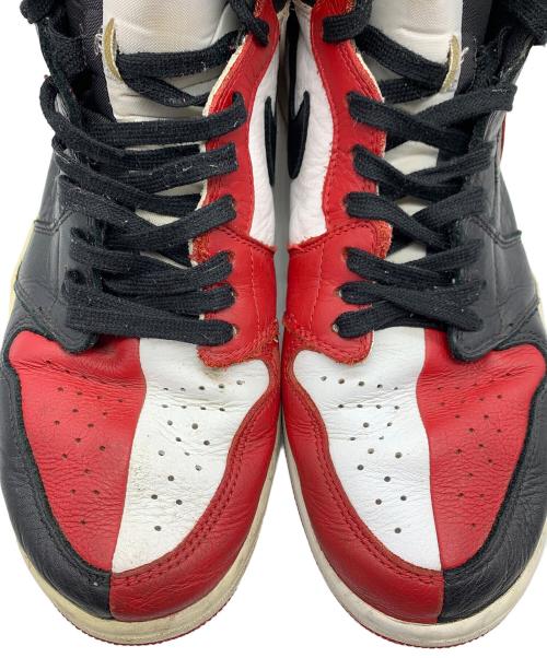 NIKE（ナイキ）NIKE (ナイキ) AIR JORDAN1 レッド×ブラック サイズ:32の古着・服飾アイテム