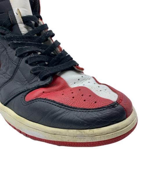 NIKE（ナイキ）NIKE (ナイキ) AIR JORDAN1 レッド×ブラック サイズ:32の古着・服飾アイテム