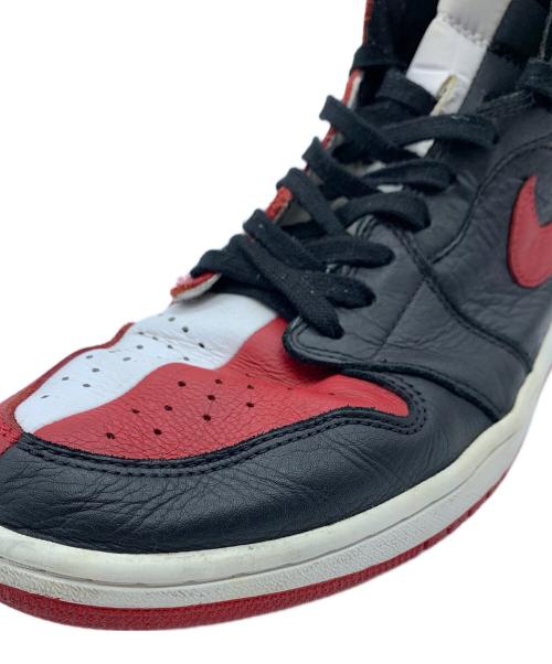 NIKE（ナイキ）NIKE (ナイキ) AIR JORDAN1 レッド×ブラック サイズ:32の古着・服飾アイテム