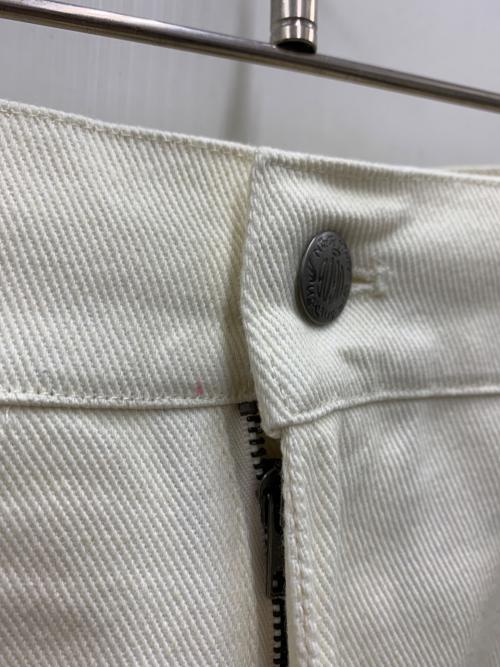 9090（9090）9090 (9090) POCHAMA (ポッチャマ) ペインターパンツ アイボリー サイズ:Lの古着・服飾アイテム