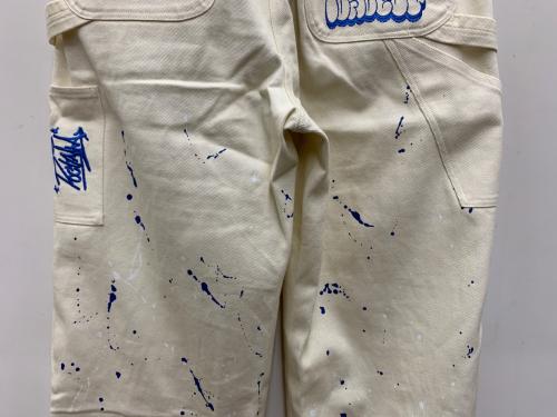 9090（9090）9090 (9090) POCHAMA (ポッチャマ) ペインターパンツ アイボリー サイズ:Lの古着・服飾アイテム