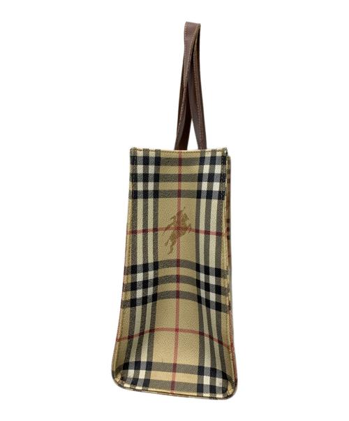 BURBERRY（バーバリー）BURBERRY (バーバリー) ノバチェックトートバッグ ベージュの古着・服飾アイテム