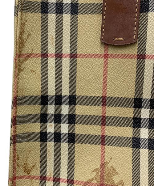 BURBERRY（バーバリー）BURBERRY (バーバリー) ノバチェックトートバッグ ベージュの古着・服飾アイテム