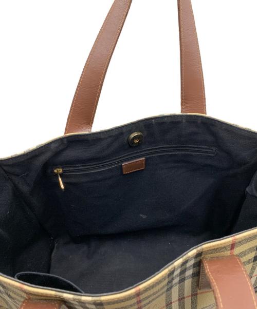BURBERRY（バーバリー）BURBERRY (バーバリー) ノバチェックトートバッグ ベージュの古着・服飾アイテム