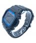 CASIO (カシオ) デジタルウォッチ ブラック×ブルー：12000円
