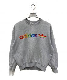 adidas（アディダス）の古着「スウェット」｜ライトグレー