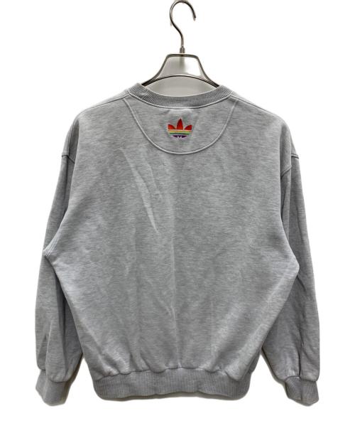adidas（アディダス）adidas (アディダス) スウェット ライトグレー サイズ:Lの古着・服飾アイテム