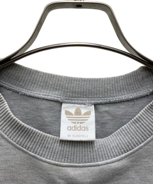 adidas（アディダス）adidas (アディダス) スウェット ライトグレー サイズ:Lの古着・服飾アイテム