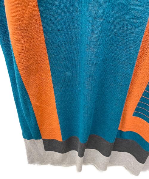 PLEATS PLEASE ISSEY MIYAKE（プリーツプリーズ イッセイミヤケ）PLEATS PLEASE ISSEY MIYAKE (プリーツプリーズ イッセイミヤケ) ノースリーブワンピース マルチカラー サイズ:3の古着・服飾アイテム