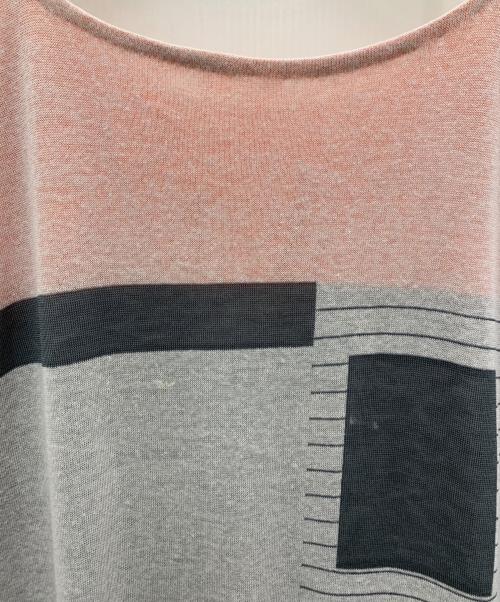 PLEATS PLEASE ISSEY MIYAKE（プリーツプリーズ イッセイミヤケ）PLEATS PLEASE ISSEY MIYAKE (プリーツプリーズ イッセイミヤケ) ノースリーブワンピース マルチカラー サイズ:3の古着・服飾アイテム