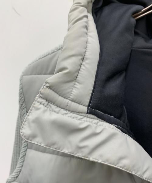 BELINDA（ベリンダ）belinda (ベリンダ) 切り替えニット中綿ジャケット グレー サイズ:Lの古着・服飾アイテム