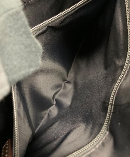 BLACK LABEL CRESTBRIDGE（ブラックレーベル クレストブリッジ）BLACK LABEL CRESTBRIDGE (ブラックレーベル クレストブリッジ) ビジネスバッグ ネイビー×ブラックの古着・服飾アイテム