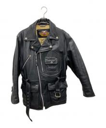 HARLEY-DAVIDSON（ハーレーダビッドソン）の古着「レザーコート」｜ブラック