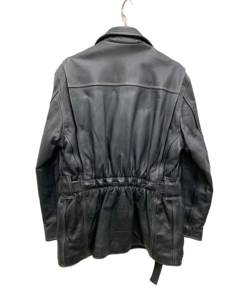HARLEY-DAVIDSON（ハーレーダビッドソン）HARLEY-DAVIDSON (ハーレーダビッドソン) レザーコート ブラック サイズ:Lの古着・服飾アイテム