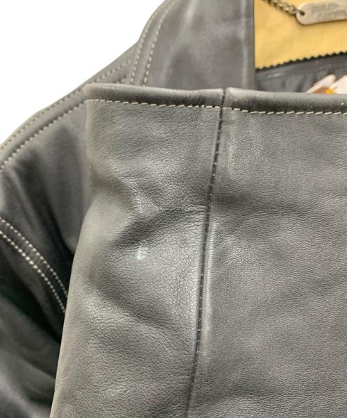 HARLEY-DAVIDSON（ハーレーダビッドソン）HARLEY-DAVIDSON (ハーレーダビッドソン) レザーコート ブラック サイズ:Lの古着・服飾アイテム