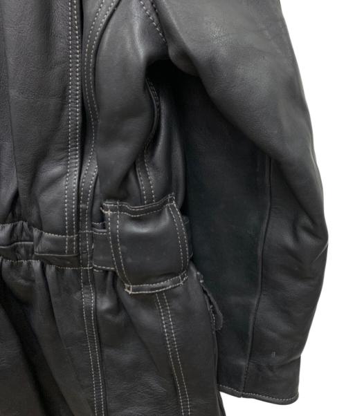 HARLEY-DAVIDSON（ハーレーダビッドソン）HARLEY-DAVIDSON (ハーレーダビッドソン) レザーコート ブラック サイズ:Lの古着・服飾アイテム