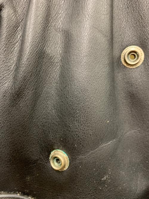 HARLEY-DAVIDSON（ハーレーダビッドソン）HARLEY-DAVIDSON (ハーレーダビッドソン) レザーコート ブラック サイズ:Lの古着・服飾アイテム